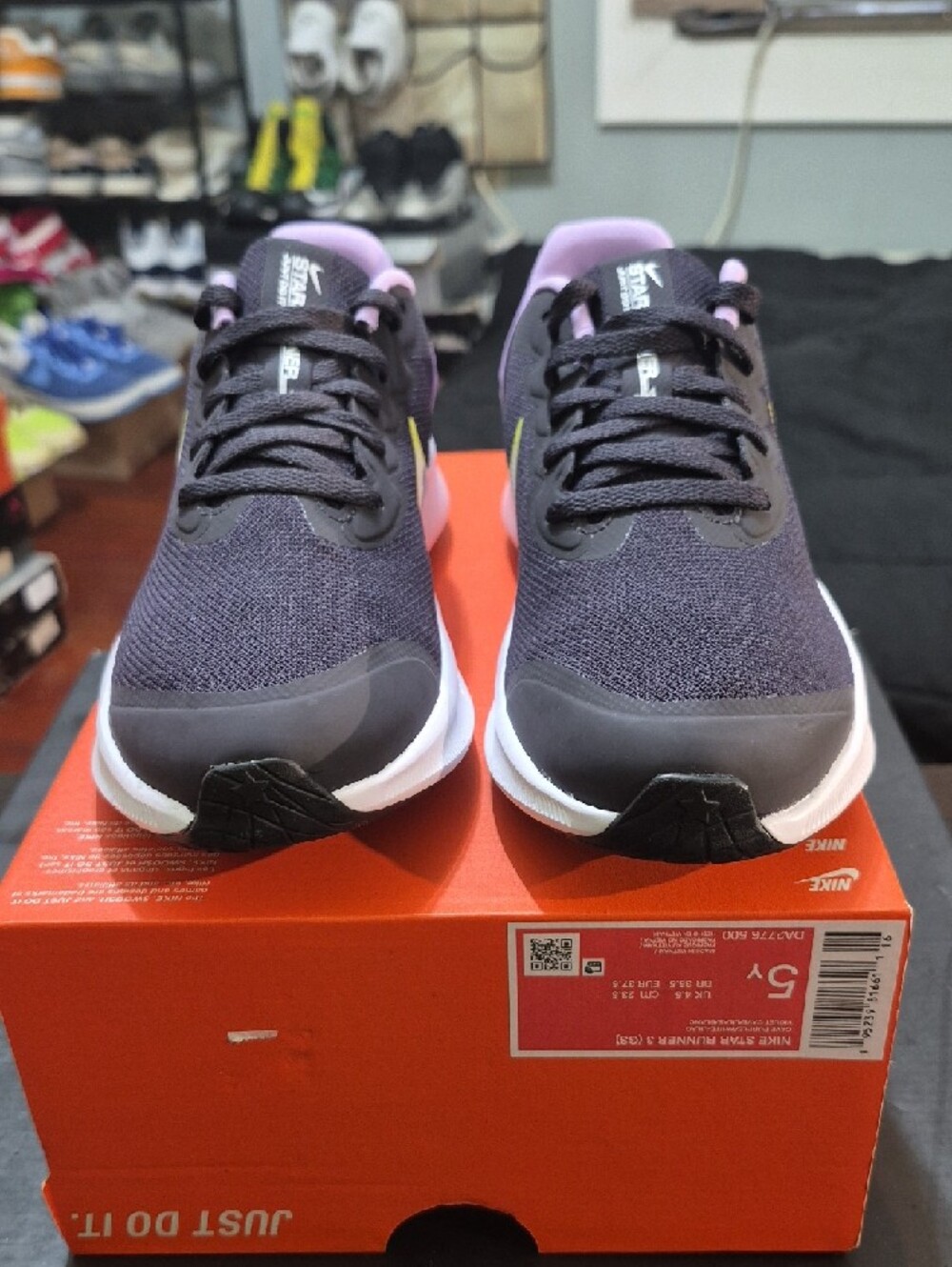 Nike Star Runner 3 GS 'Cave Purple' (2025) M5Y/W6.5 New W/OG Box - Picture 4 of 11